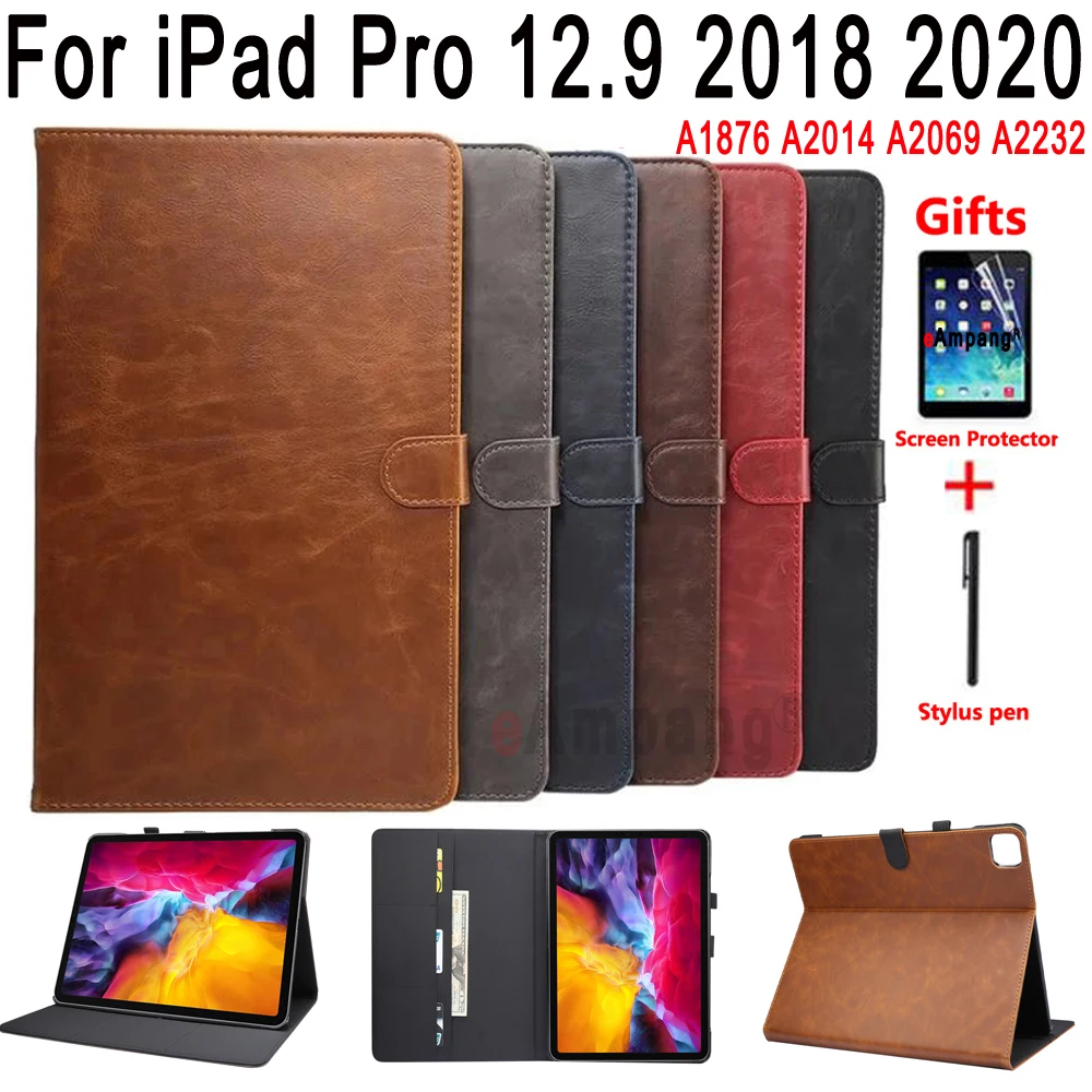 Премиум кожаный чехол для iPad 10 2 7th 8th 2019 2020 Air 3 4 3rd 4th Pro 9 7 5 11 5th 6th 2017 2018 смарт