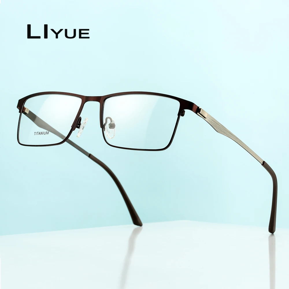 2020 модные квадратные очки с оправой для женщин и мужчин оптические из титанового