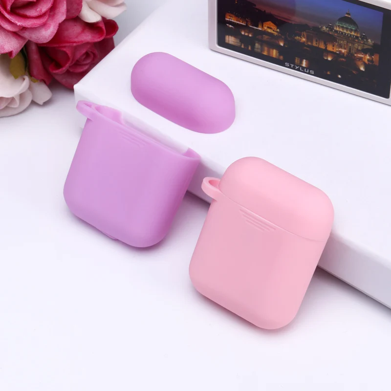 

for TWS i11 i12 i9s i9 i13 i14 i15 Wireless Bluetooth Earphone Candy Silicone Case Headset Protective Cover with Buckle