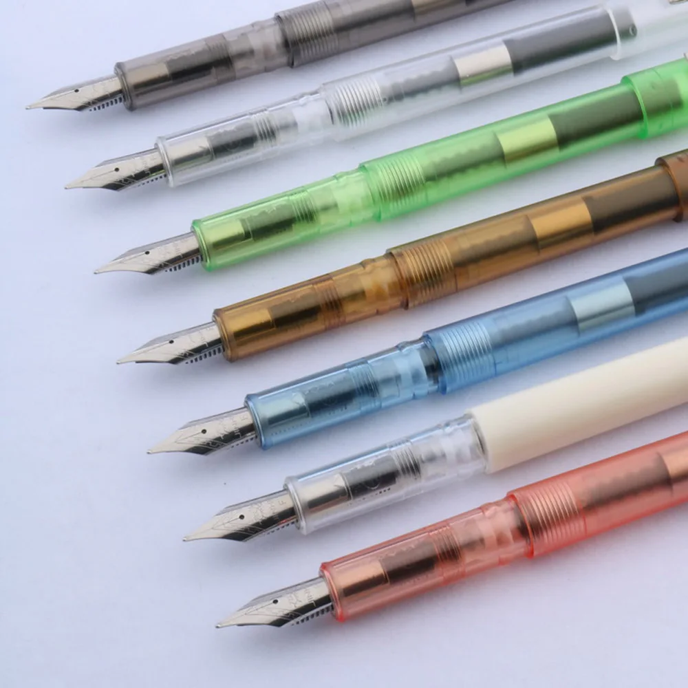 НОВЫЙ Jinhao 991 пластиковая перьевая ручка F Перо канцелярские школьные письменные