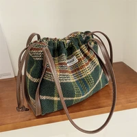 brand design women shoulder bag stripe bucket bag ladies crossbody bag for women bag handbag