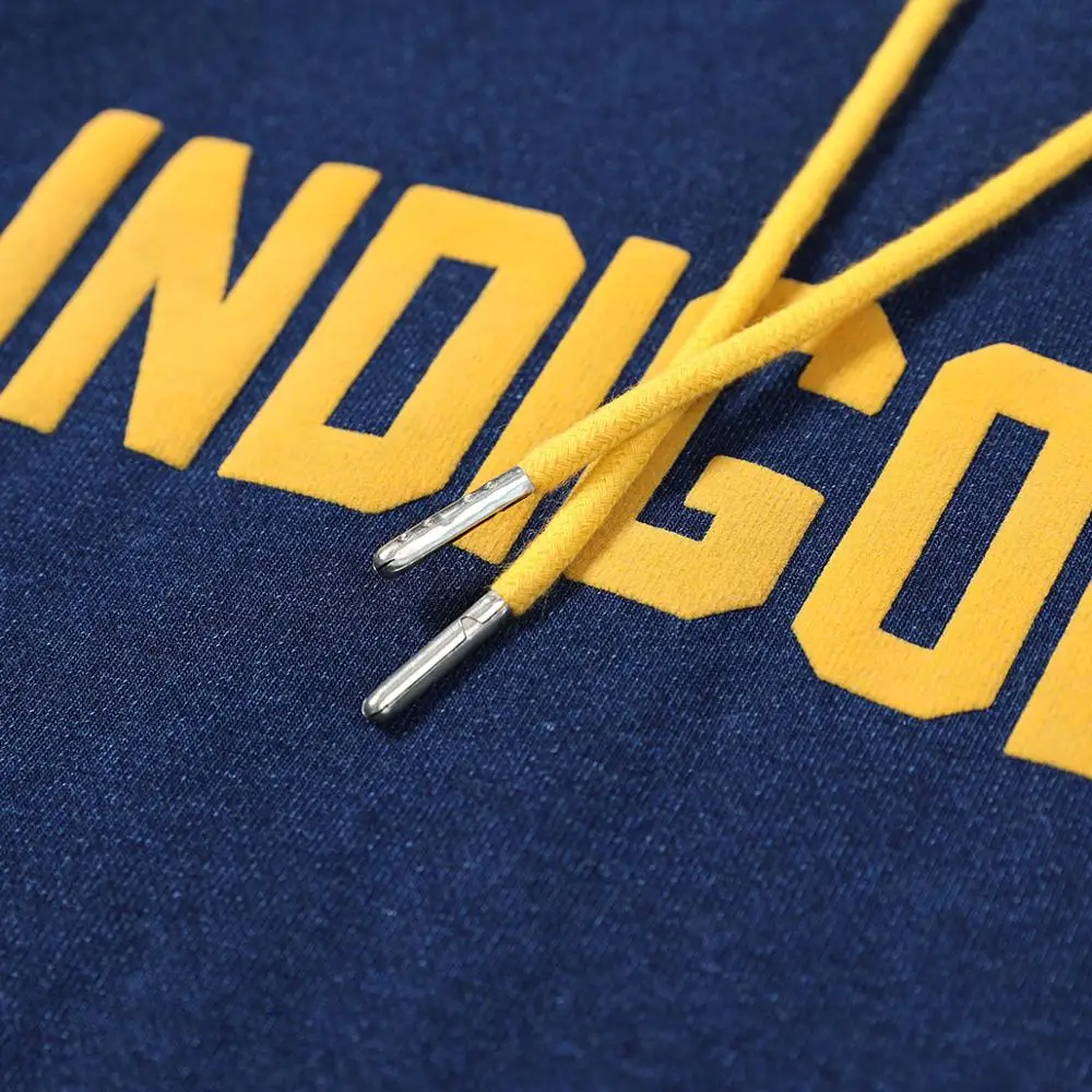 SIMWOOD 2020 осень зима новый Индиго мыть толстовки Мода Письмо печати винтажный