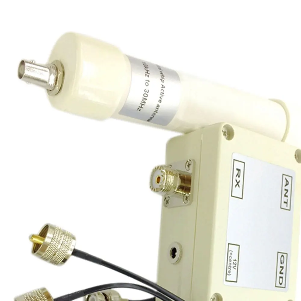 Active Antenna Mini Whip VLF LF HF VHF 10 kHz-30 MHz with Portable Cable for Radio Communication Tool accessory | Инструменты