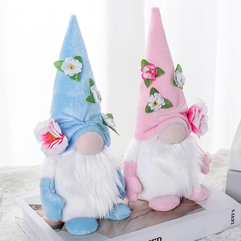 

Cute Gnome Plush Doll Mothers Day Faceless Doll Party Props with Hooded Doll Home Table Gnomes Decor For Home L9