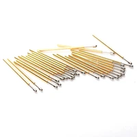 100pcs spring test probe pm75 d2 big round tip needle tube outer diameter 1 02mm length 27 8mm used for circuit board testing