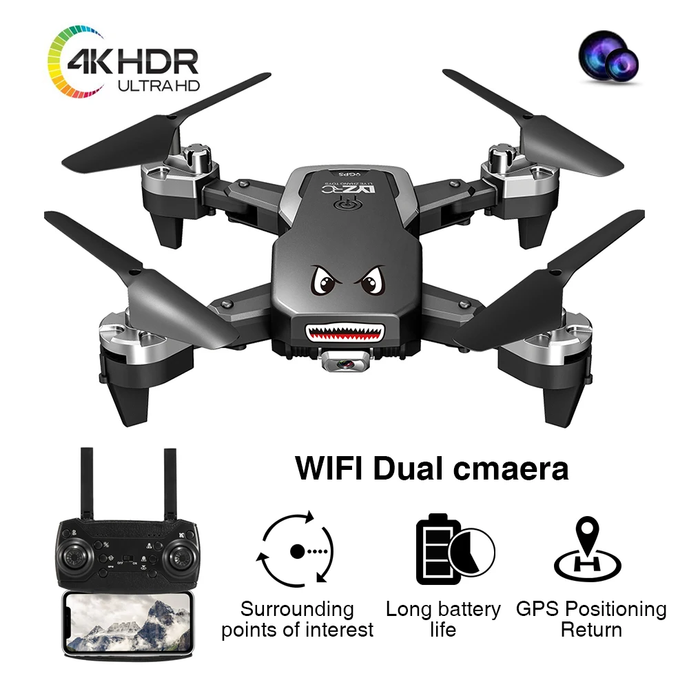 

GPS 4K HD Camera L105 Drone Wifi 25min Flight Time Brushless Motor Quadcopter Distance 1km Keep Foldable RC Professional Drones