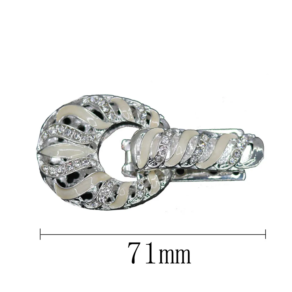 Высококачественная металлическая кнопка со стразами 71 мм украшение для свитера