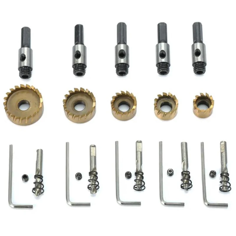 HSS 6542 Титан покрытием кольцевая пила зубная фреза бит пустотелого сверла