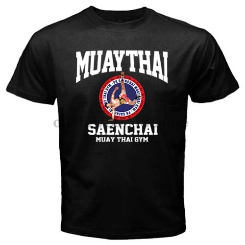 Lumpinee Pk Saenchai Муай Тай Бокс Тренажерный зал Таиланд Cartwheel Kick Логотип Новый стиль