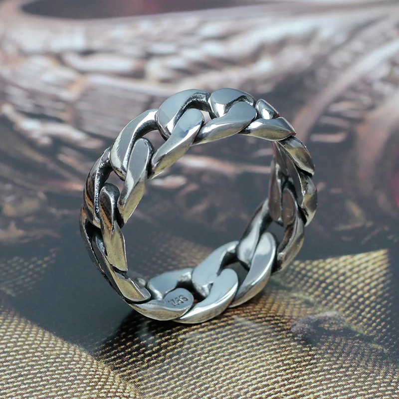 Кольцо из нержавеющей стали 316L для мужчин и женщин кольцо на палец в стиле панк с