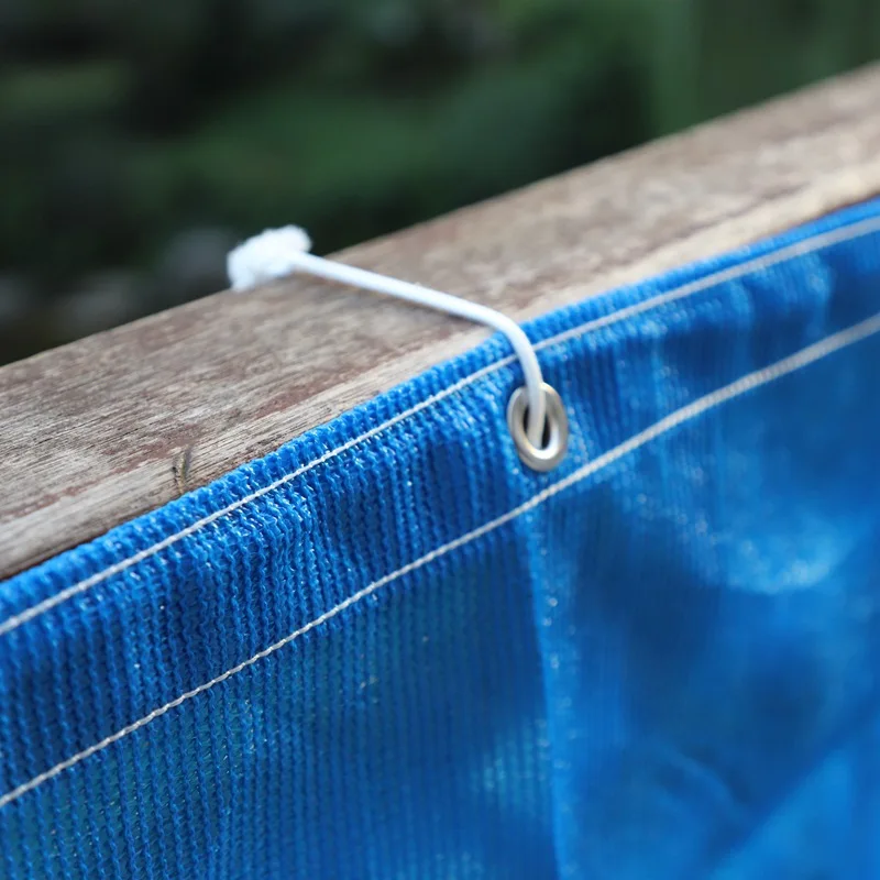 HDPE анти-УФ-синяя солнцезащитная сетка тент для кемпинга на открытом воздухе