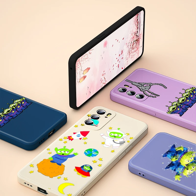 

Toy Story Three-Eyed Monster Phone Case For OPPO Reno 6 5 5K 5F 4F 4Z 4 3 2 2F 2Z Z Pro Plus Lite 5G Liquid Silicone Soft