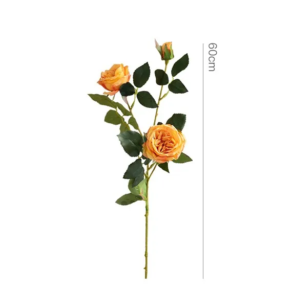 Винтажные садовые розы украшение стола шелковые цветы Цветочная композиция