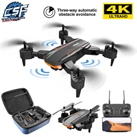 2021 new ky603 mini drone 4k hd camera three way infrared obstacle avoidance altitude hold mode foldable rc quadcopter boy gift