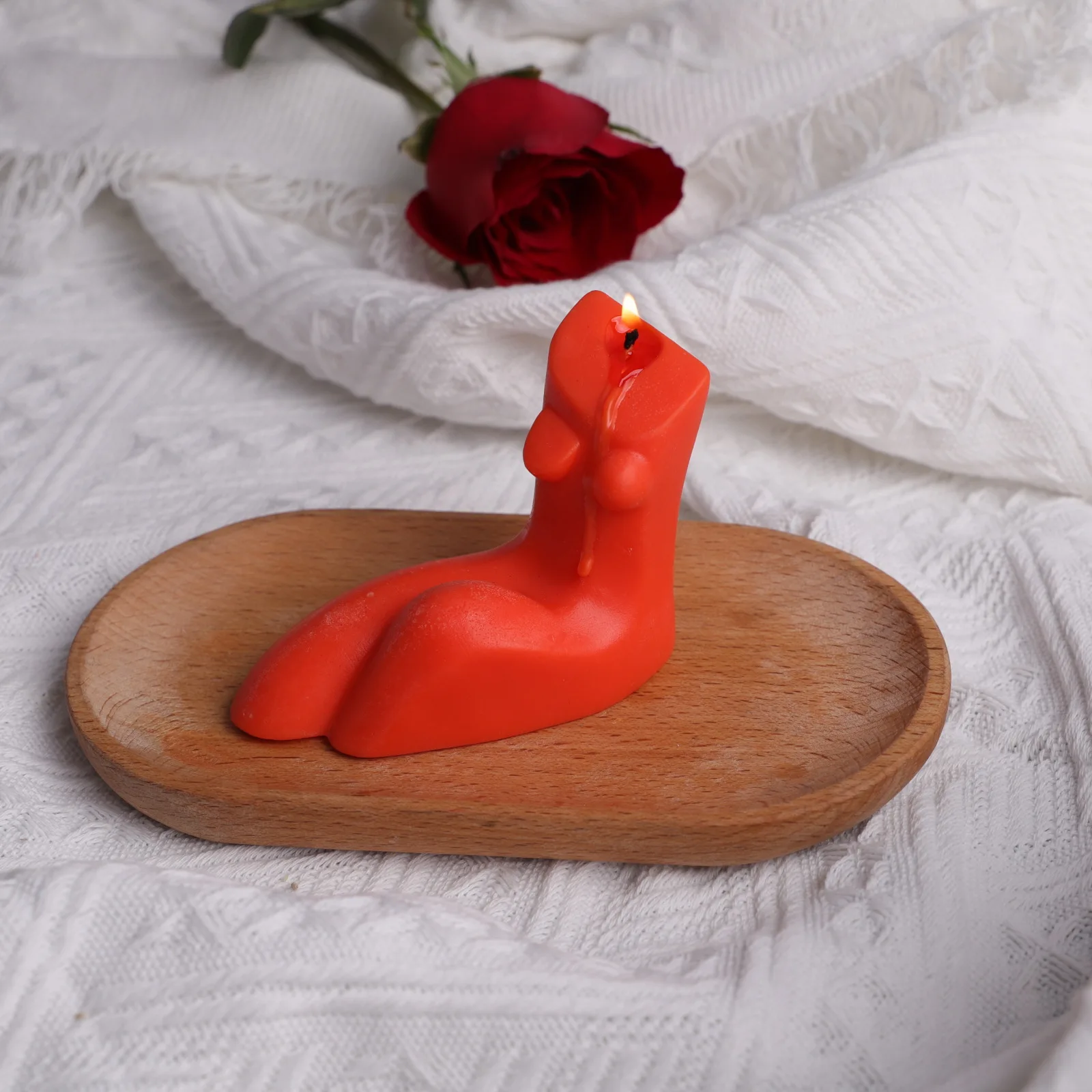 

New Nordic Wind Art Body Candle Mold Diy Aromatherapy Silicone Mold Candle Making Supplies Cake Mold Resin Molds Clay Mold Wax
