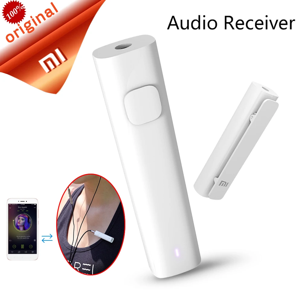 Xiaomi Bluetooth аудио приемник для проводное устройство для наушников светильник батарея внутри с AUX для type-C USB-C BT приемник