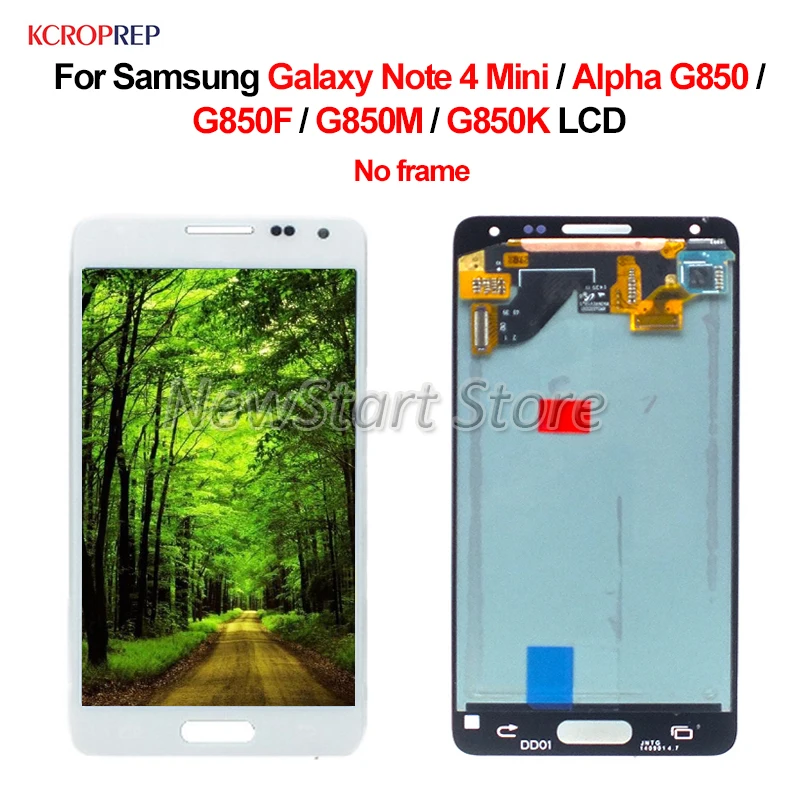 ЖК дисплей с дигитайзером сенсорного экрана в сборе для Samsung Galaxy Note 4 Mini Alpha G850 G850F
