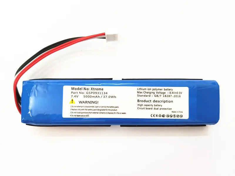 Аккумулятор 5000 мА · ч 10 шт./лот для JBL xtreme 1 extreme Xtreme1 GSP0931134 | Электроника