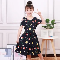 dress for girls summer kids birthday casual party dresses new childrens clothes princess floral dress girl baby costume clothing