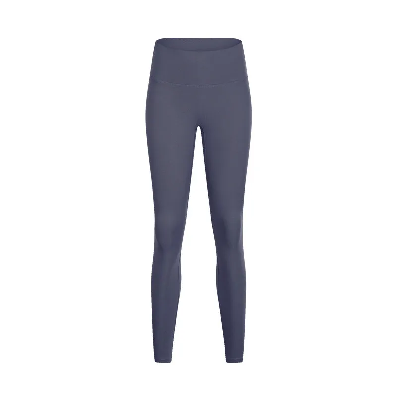 Lilac Grey Цветная классическая модель 3,0, мягкие женские спортивные Леггинсы с высокой талией для занятий фитнесом и йогой, XS-L - Цвет: Lilac Grey