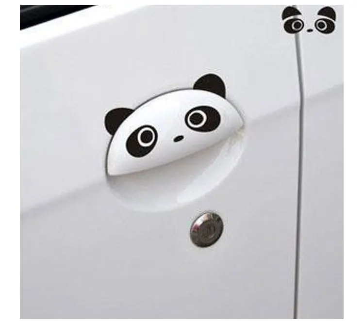 

Creative Cartoon Panda Door Handle PVC Sticker 9cm*4cm