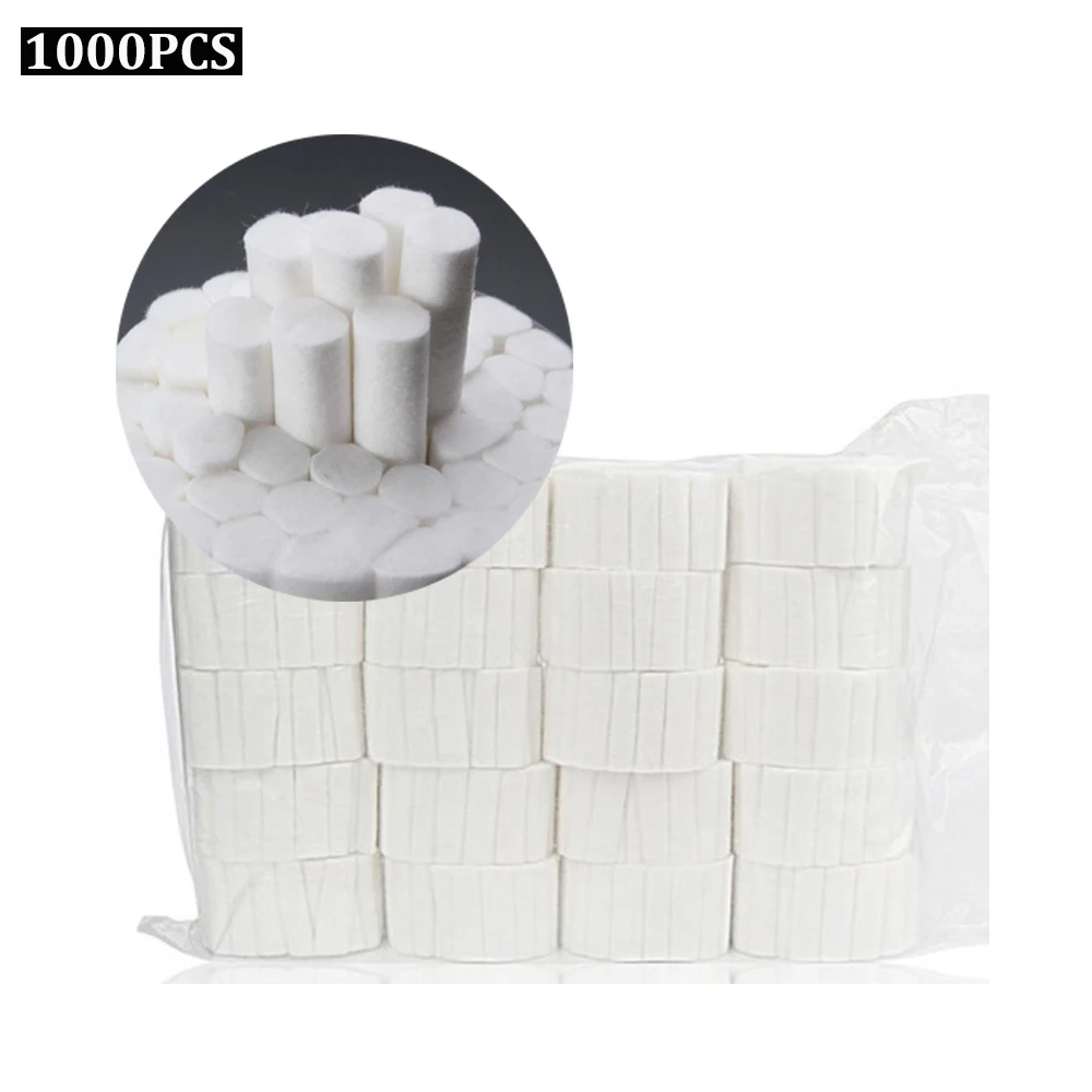

1000Pcs/Pack Dental Disposable Cotton Rolls Clinic Dental Treatment Absorbent Medical Supplies Teeth Care Tool Oral health