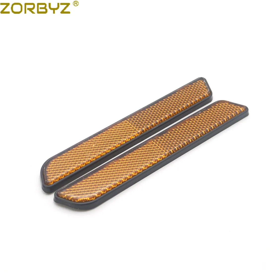ZORBYZ мотоциклетный Янтарный отражатель передней вилки для Harley Touring Нижние ножки