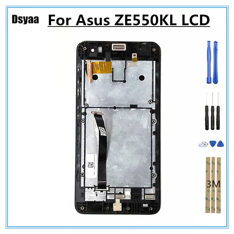 5 дюймов для ASUS ZenFone 2 Laser ZE550KL Z00LD ЖК дисплей панель сенсорный экран дигитайзер с