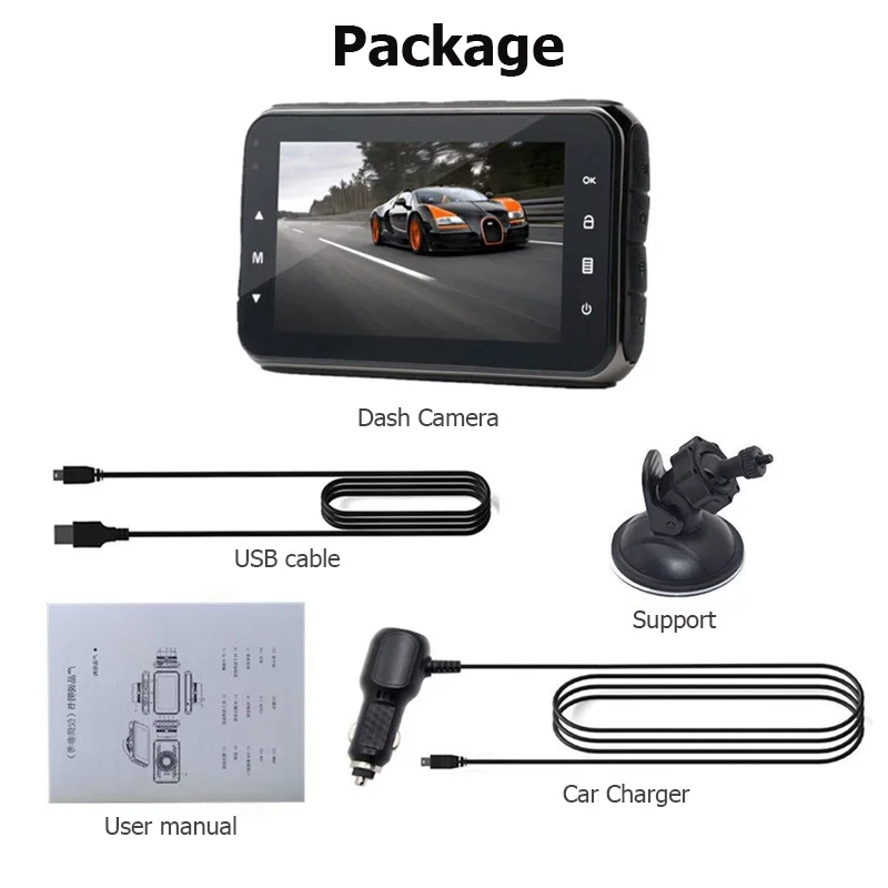 

Mini Car DVR Camera Full HD 1080P Vehicle Dash Cam Night Vision G-sensor Parking Monitor Car Security Video Recorder Dashcam