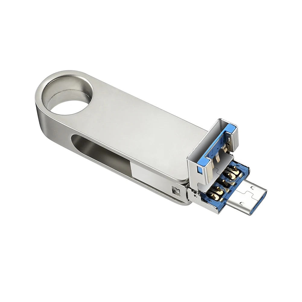 

Type-C 3 в 1 U диск USB3.0 удлинитель для мобильной памяти для телефона планшета GK99
