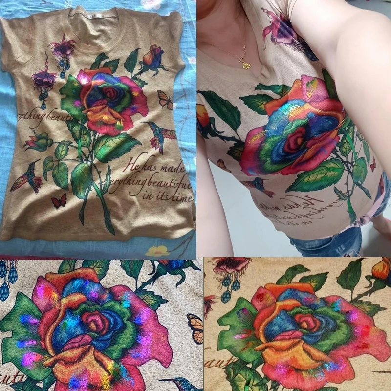 

Comfortable Tees And Tops 2021 Summer Flower Printing Kintted Thin T Shirt For Women Short Sleeve O Neck Soft T-shirts Yalabovso