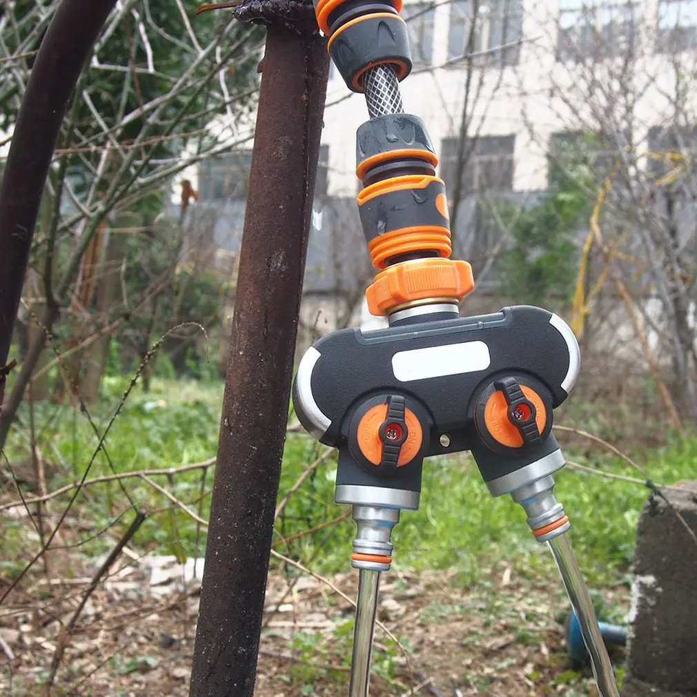 Садовое орошение полив для сада одноходовой Двухкратный водоразделитель