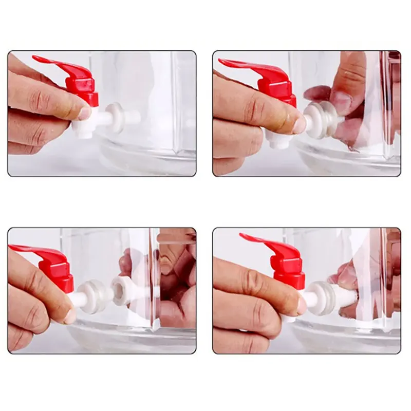 Стеклянная бутылка для вина пластиковый кран бочка резервуар воды специальный с