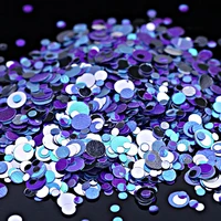 12 colors nail glitter round slice flake for nail art decorations acrylic shinny paillette sparkle diy manicure nail accessory