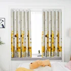 Затемняющие шторы с мультяшным изображением маленького жирафа для детской комнаты, детские шторы для маленьких мальчиков, для детской спальни, гостиной, оконные шторы
