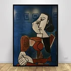 Абстрактная Современная живопись Домашний Декор плакаты и принты настенное искусство Пикассо холст картины домашняя роспись