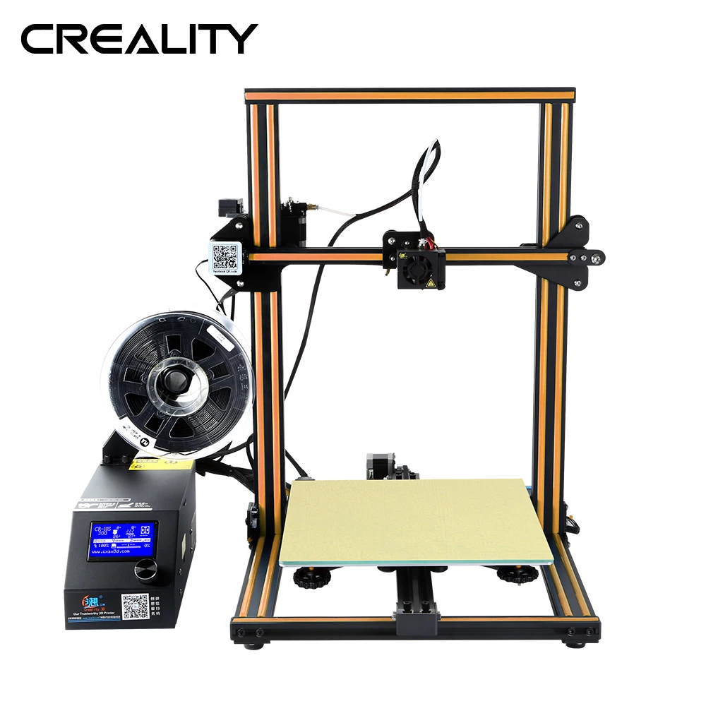 Большой размер печати CREALITY CR-10 3d принтер полностью металлический DIY комплект с 200 г пла