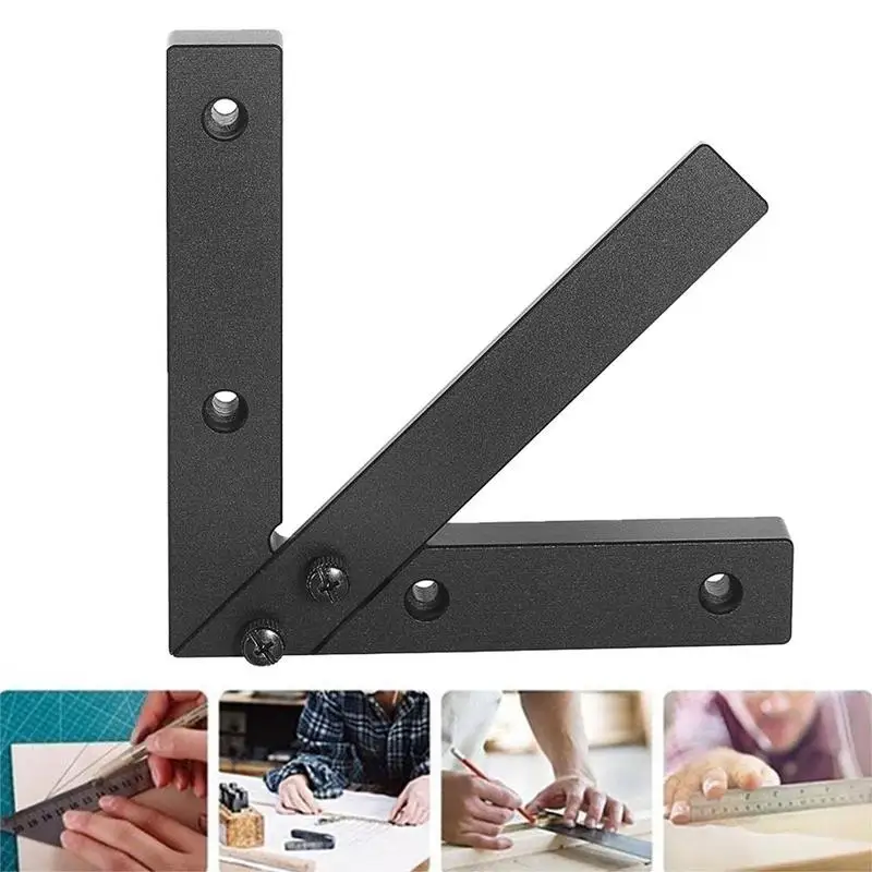 

Center Finder, Center Scriber Measuring Tool,right Squares Line Gauge Carpenter Angle For Woodworking Ruler,positioning Q9U6