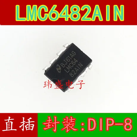 10 шт. LMC6482AIN DIP-8 LMC6482IN LMC6482 | Электронные компоненты и принадлежности