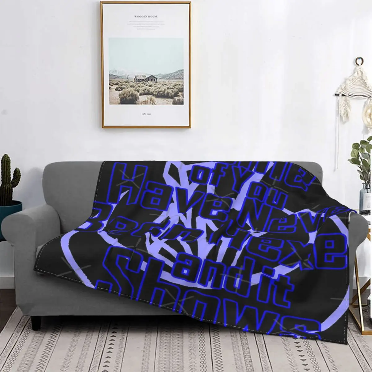 

Never Been-Manta Синий a cuadros, colcha para cama, sofah cama, cubierta de playa, manta de пикник, ropa de cama de algodón
