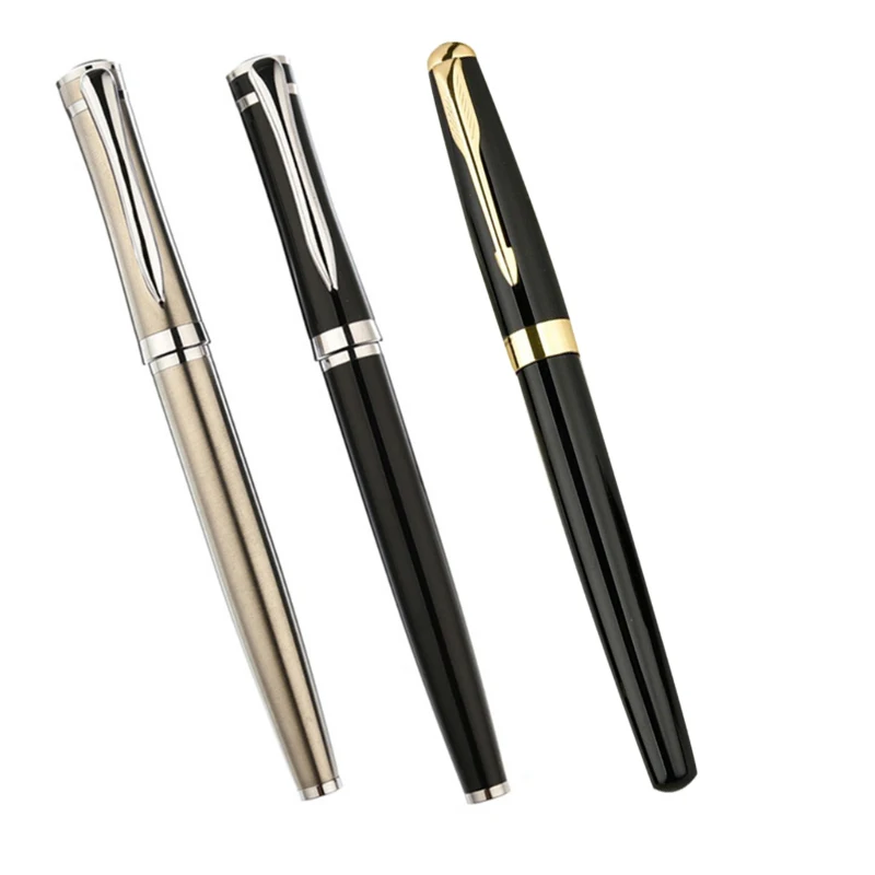 

Luxury Metal Signature Ballpoint Pen Black Ink Business Writing Office School Supplies Stationery