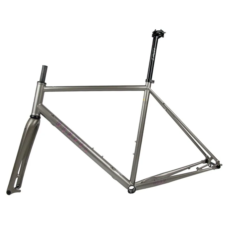 Seaboard Tsunami Chromoly стальной шоссейный велосипед рама для велокросса Карбоновая вилка