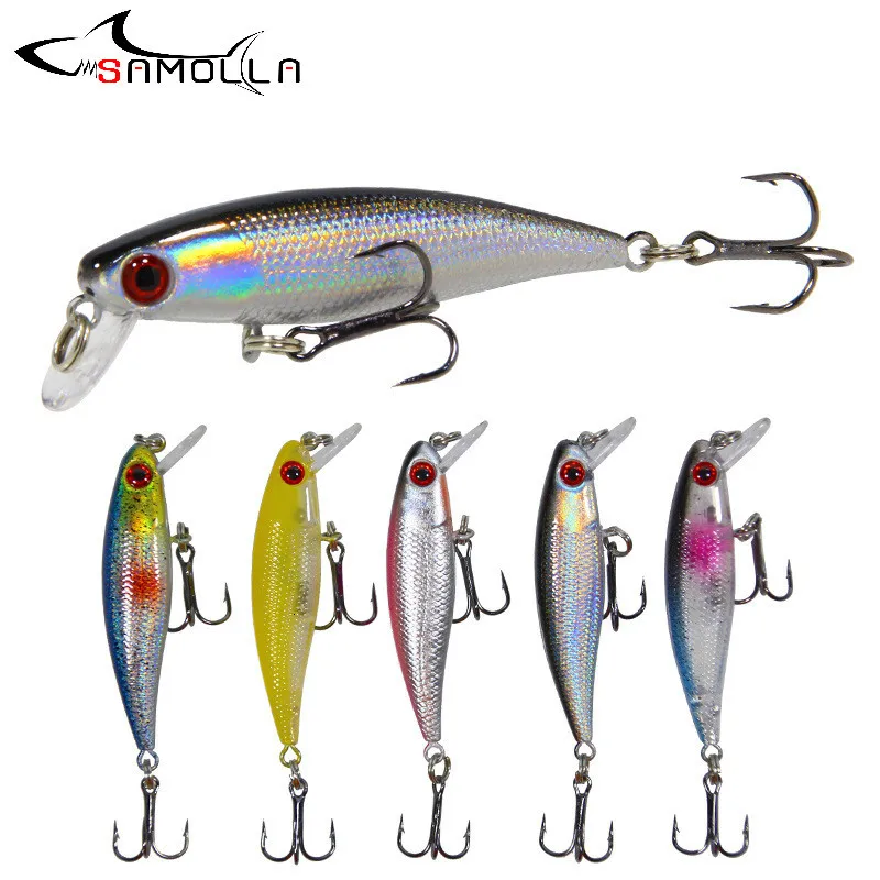 Рыболовная Приманка Minnow тонущий вес 4 3 г бас рыболовные приманки 2019