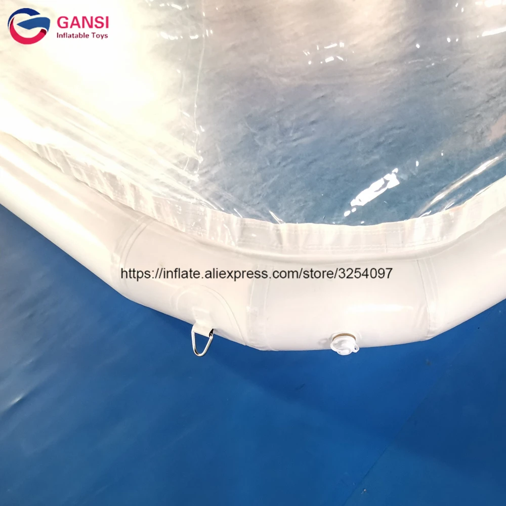 ПВХ Брезентовая надувная прозрачная воздушная палатка для бассейна наружные