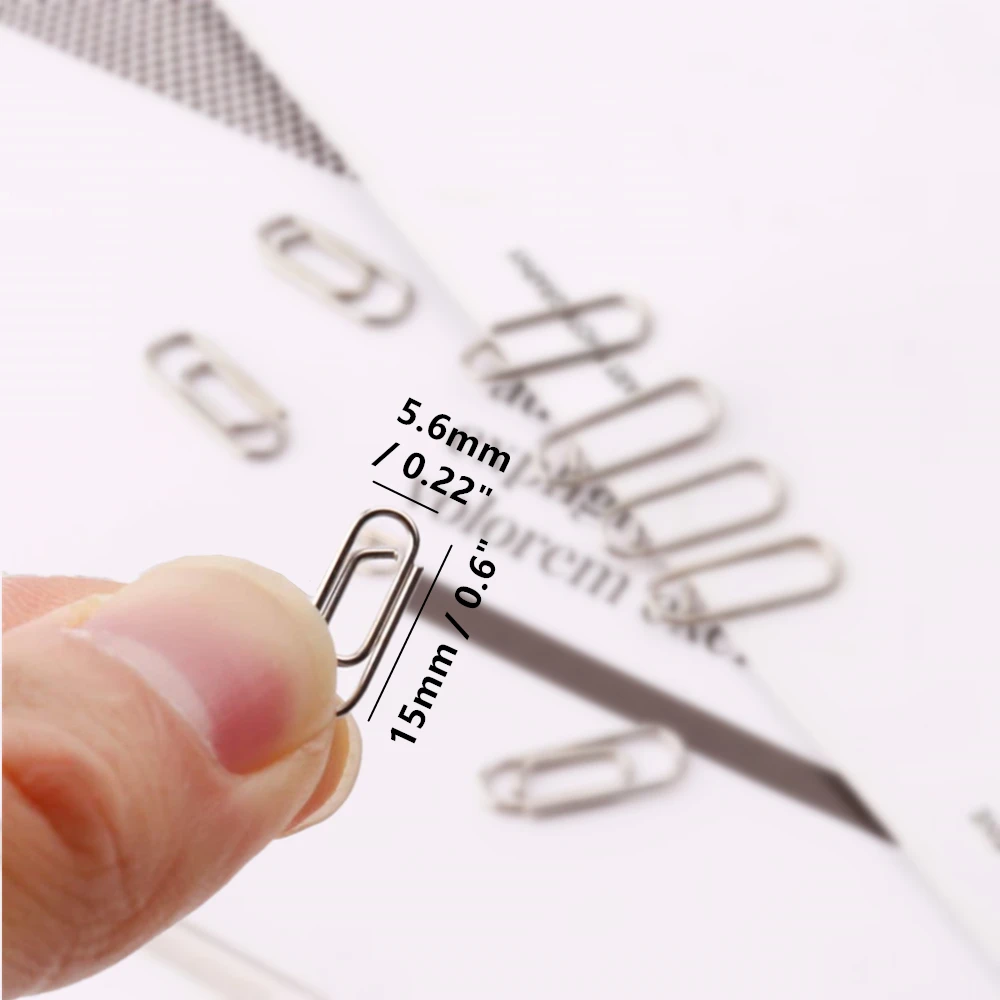 Золотые мини зажимы для бумаги 50 шт. маленький металлический зажим 15 мм с