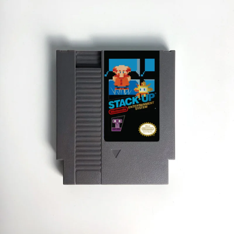 

Stack Up Game Cartridge For NES Console 72 Pin