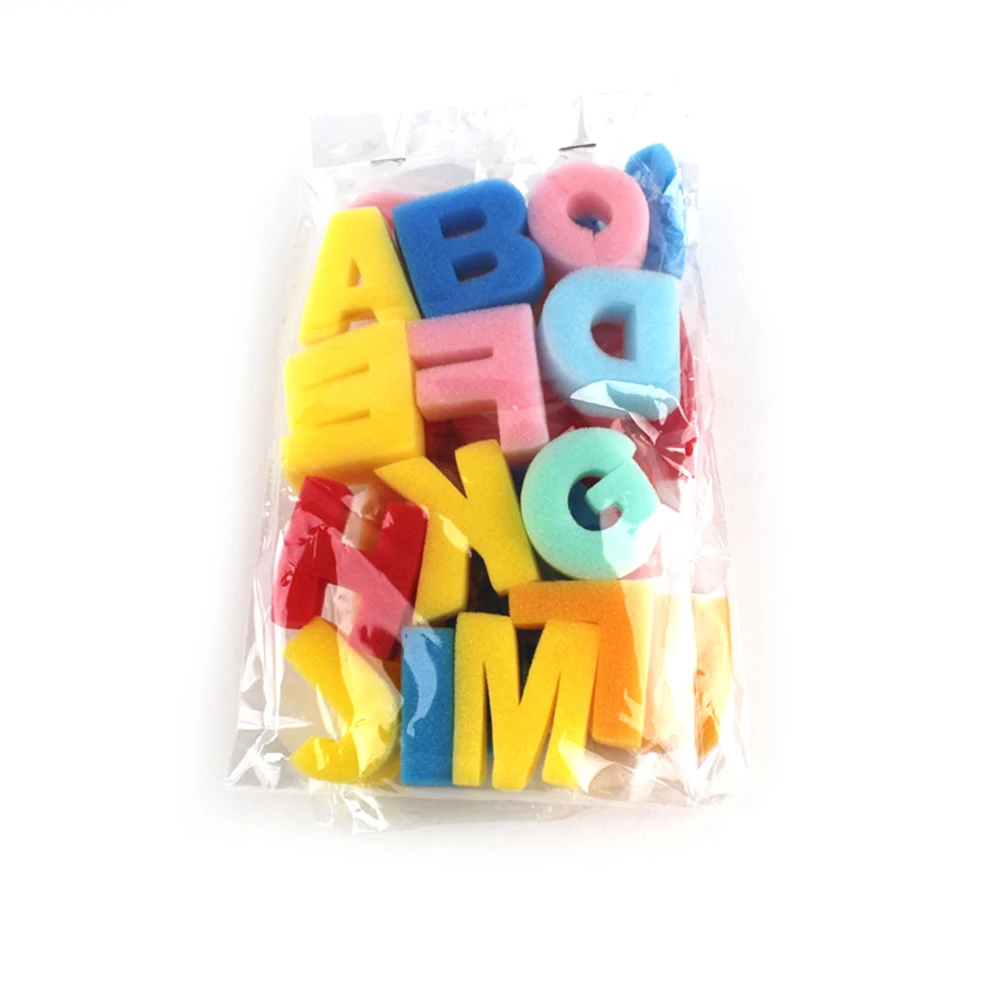 26 шт./компл. губка с английским алфавитом для детских образовательных игрушек |