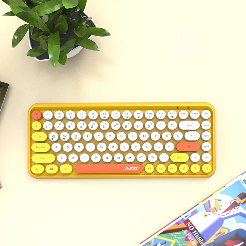 

Беспроводная игровая мини-клавиатура с Bluetooth для Macbook, ПК, игрового ноутбука, iPad, планшета, компьютера, Andorid клавиатура