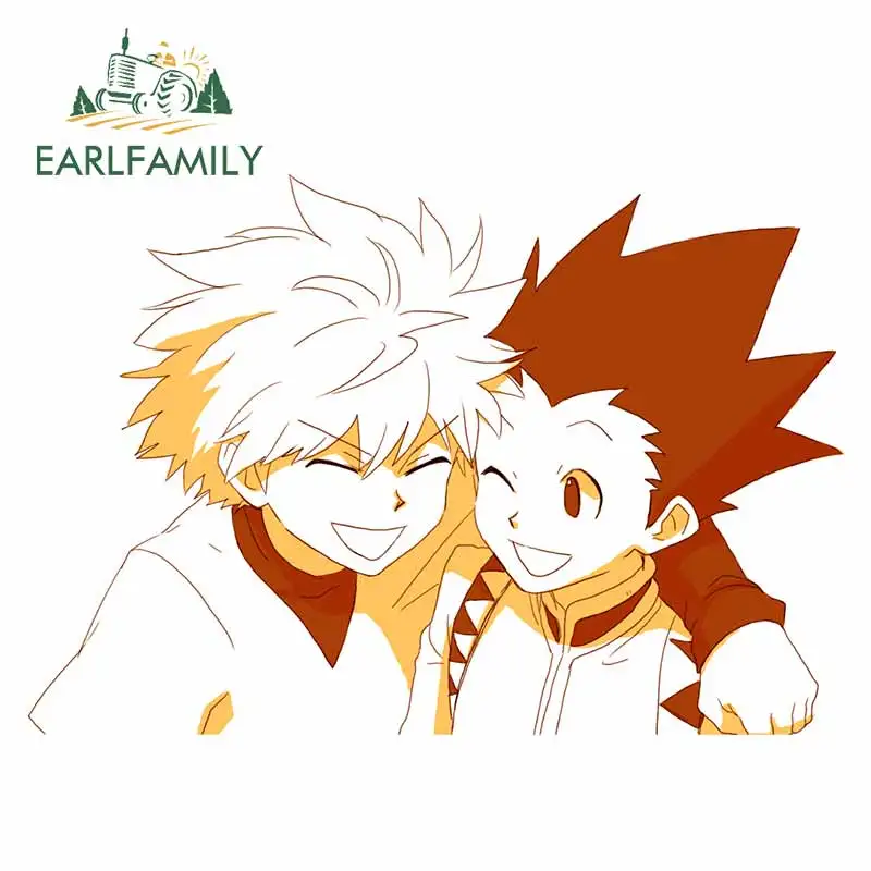 EARLFAMILY 13 см x 10 3 для Hunter X Killua Zoldyck GON FREECSS аниме наклейка на бампер ноутбук багажник