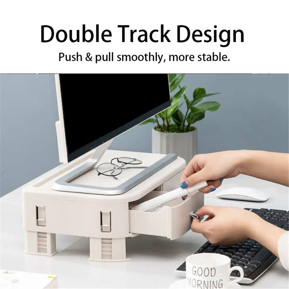 Органайзер для хранения дома офиса ноутбука ПК стеллаж регулируемая подставка